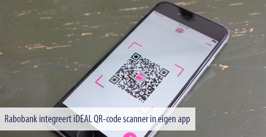 Rabobank integreert iDEAL QR-code scanner in eigen app