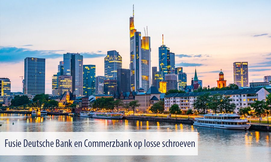 Fusie Deutsche Bank en Commerzbank op losse schroeven