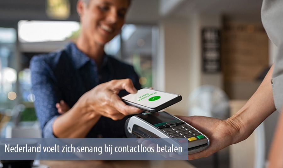 Nederland voelt zich senang bij contactloos betalen