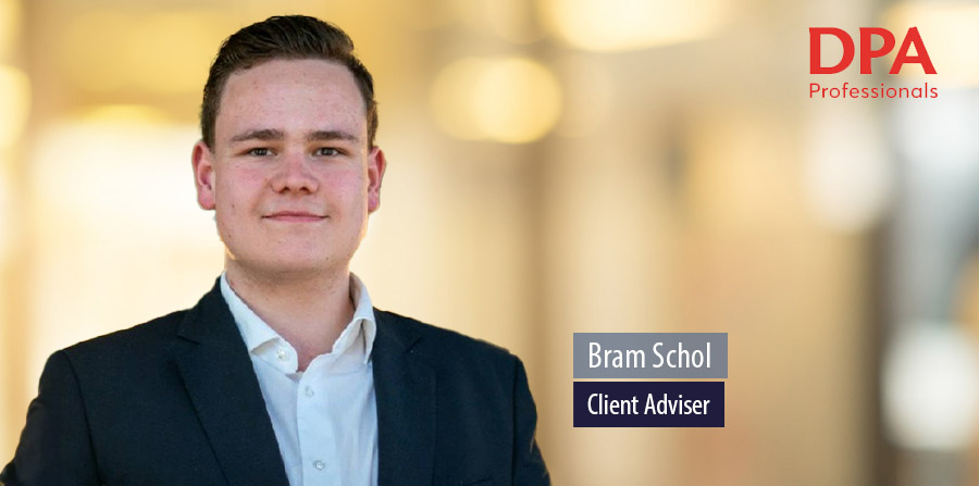 Bram Schol ontwikkelt als Client Adviser bij Florius op razend tempo