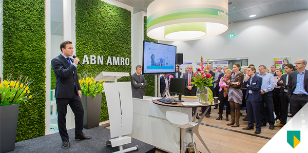 ABN AMRO opent energieneutraal bankkantoor