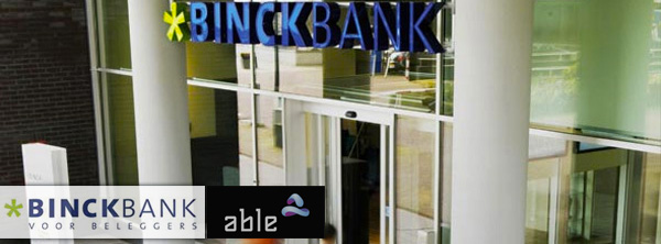 BinckBank stopt verkoop Able