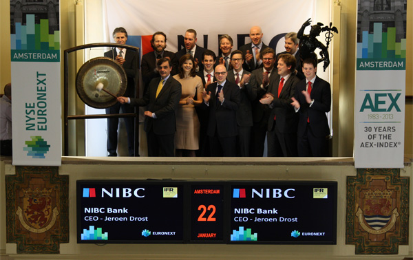 NIBC wint IFR 2013 Covered Bond of the Year Award