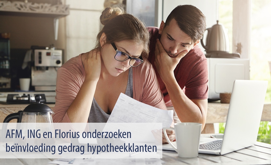AFM, ING en Florius onderzoeken beïnvloeding gedrag hypotheekklanten