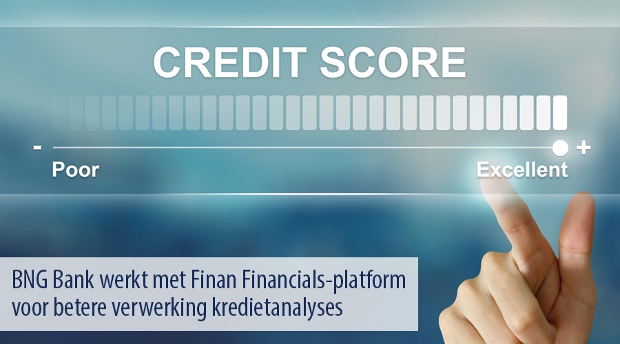BNG Bank werkt met Finan Financials-platform voor betere verwerking kredietanalyses