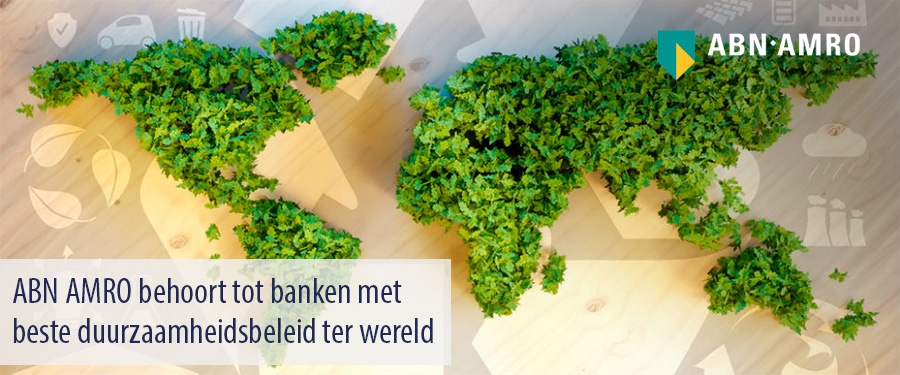 ABN AMRO behoort tot banken met  beste duurzaamheidsbeleid ter wereld 