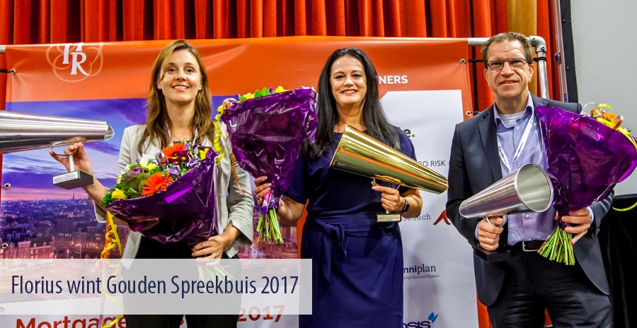 Florius wint Gouden Spreekbuis Florius wint Gouden Spreekbuis