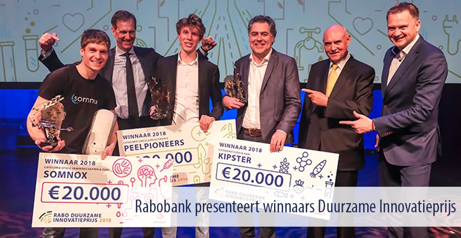 Rabobank presenteert winnaars Duurzame Innovatieprijs