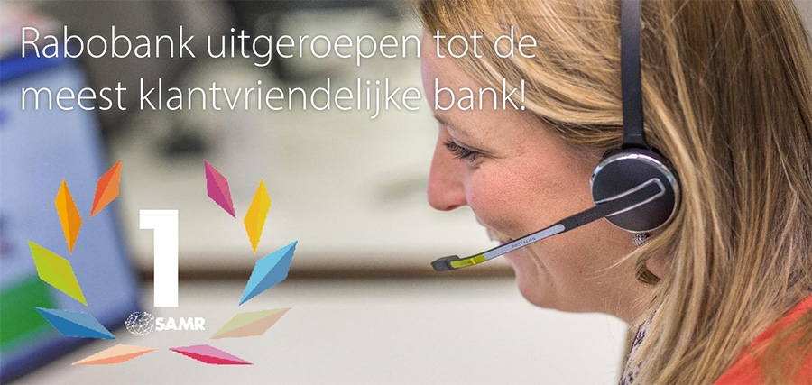 Rabobank wint prijs voor klantvriendelijkste bank van Nederland