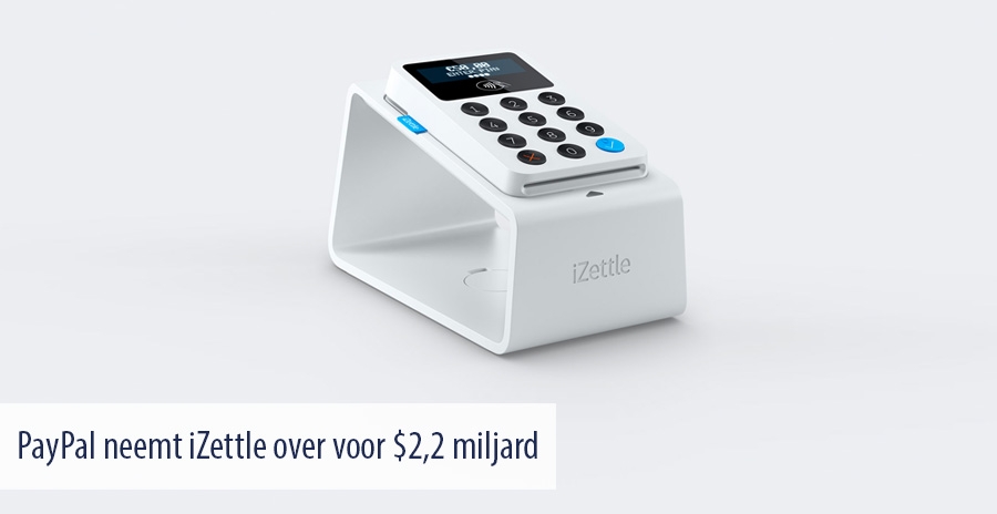 PayPal neemt iZettle over voor $2,2 miljard