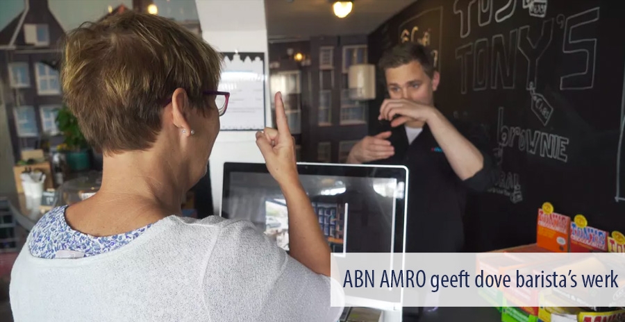 ABN AMRO geeft dove barista’s werk
