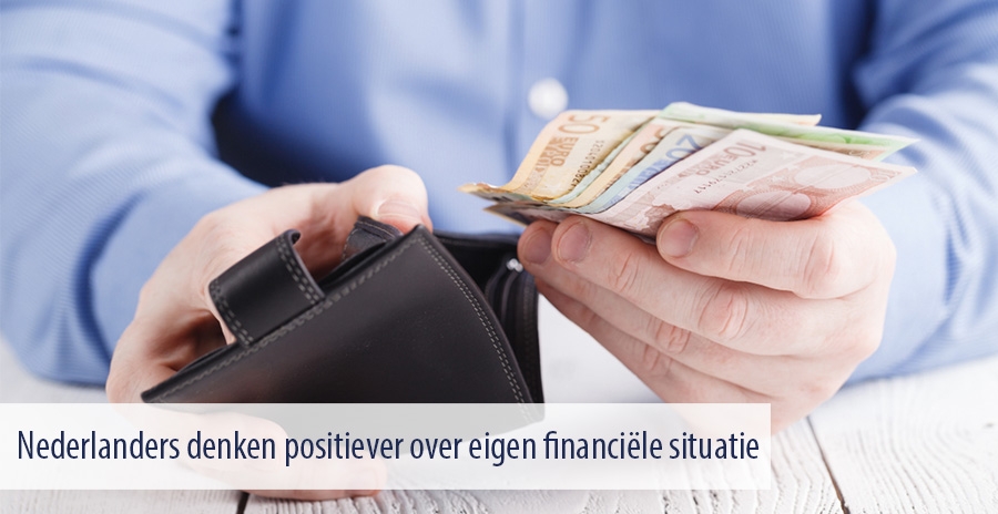 Nederlanders denken positiever over eigen financiële situatie