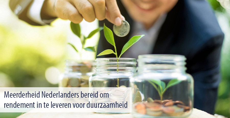 Meerderheid Nederlanders bereid om rendement in te leveren voor duurzaamheid