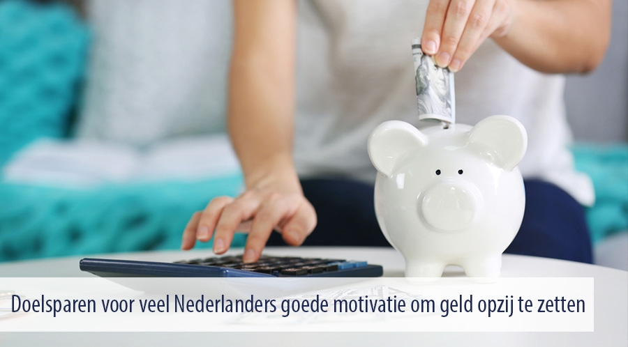 Doelsparen voor veel Nederlanders goede motivatie om geld opzij te zetten