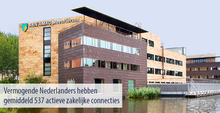 Vermogende Nederlanders hebben gemiddeld 537 actieve zakelijke connecties