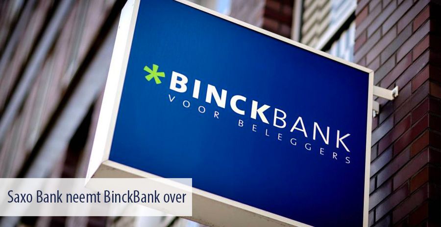 Saxo Bank neemt BinckBank over