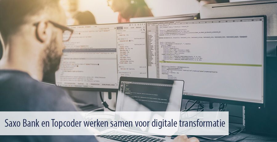 Saxo Bank en Topcoder werken samen voor digitale transformatie