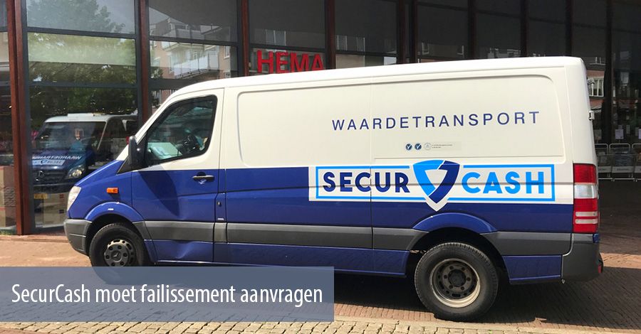SecurCash moet failissement aanvragen SecurCash moet failissement aanvragen
