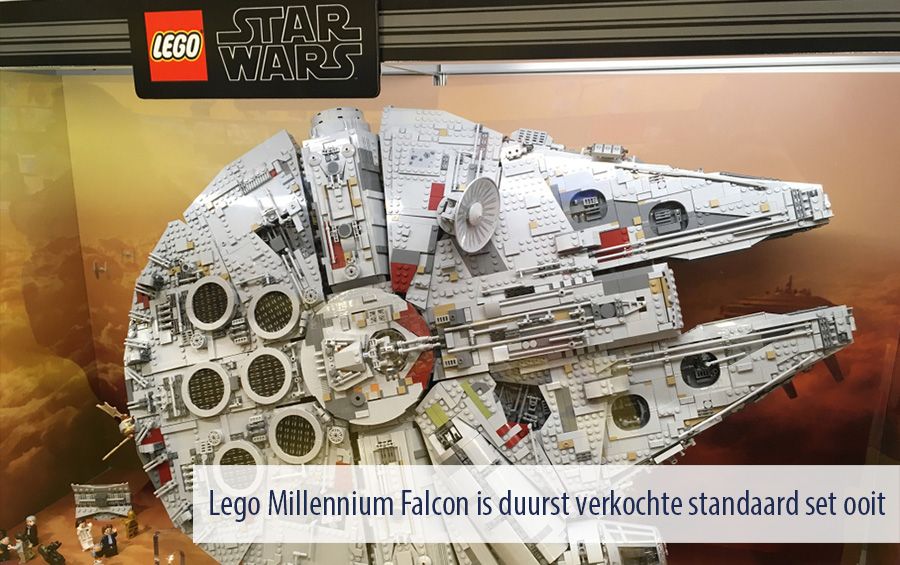 Lego Millennium Falcon is duurst verkochte standaard set ooit