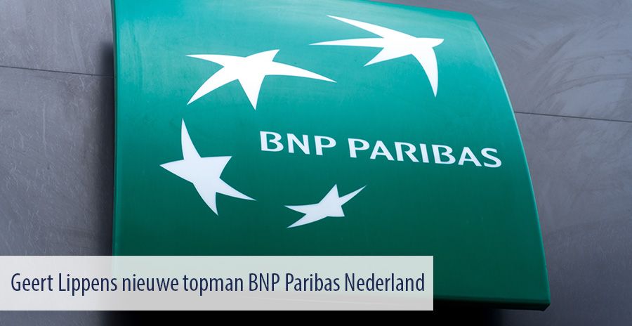 Geert Lippens nieuwe topman BNP Paribas Nederland