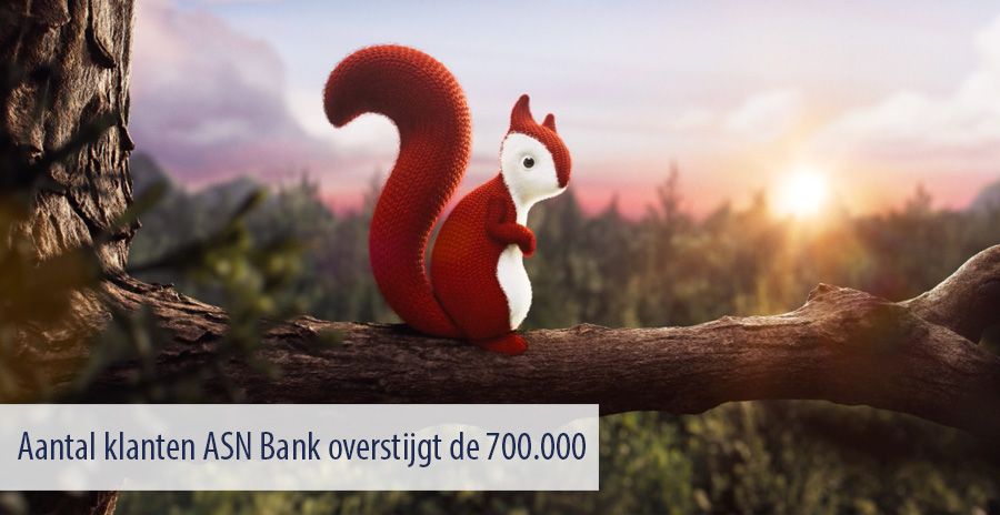 Aantal klanten ASN Bank overstijgt de 700.000