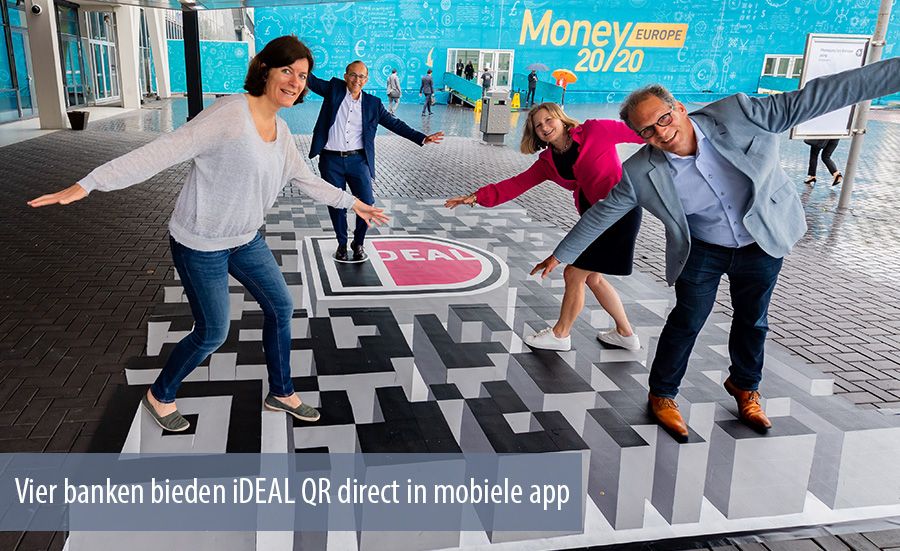 Vier banken bieden iDEAL QR direct in mobiele app