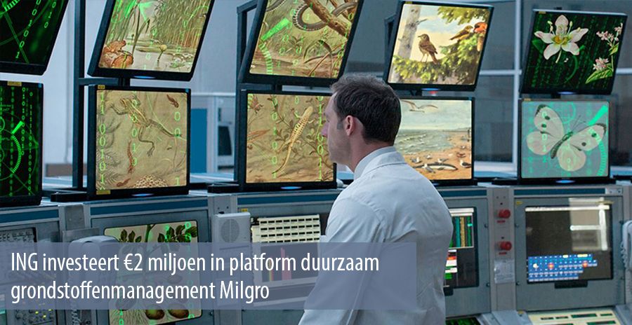 ING investeert €2 miljoen in platform duurzaam grondstoffenmanagement Milgro detail