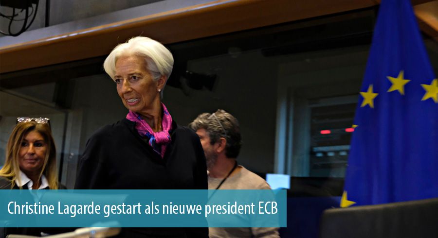 Christine Lagarde gestart als nieuwe president ECB Christine Lagarde gestart als nieuwe president ECB