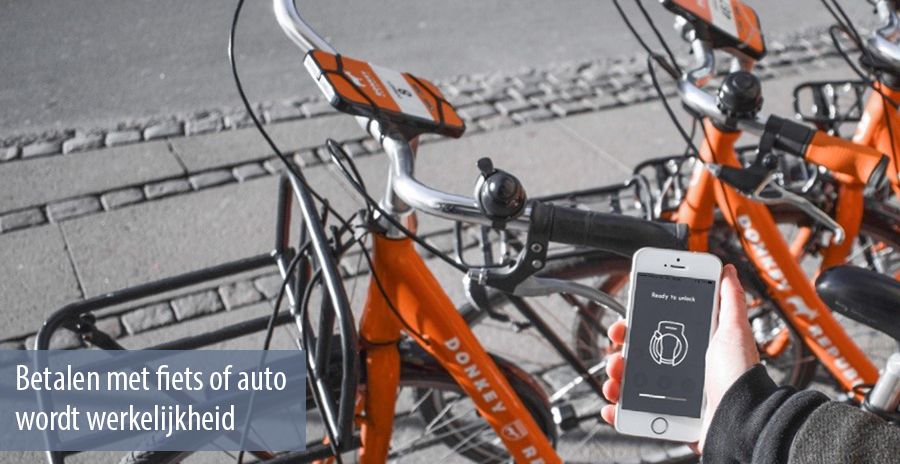 Betalen met fiets of auto wordt werkelijkheid