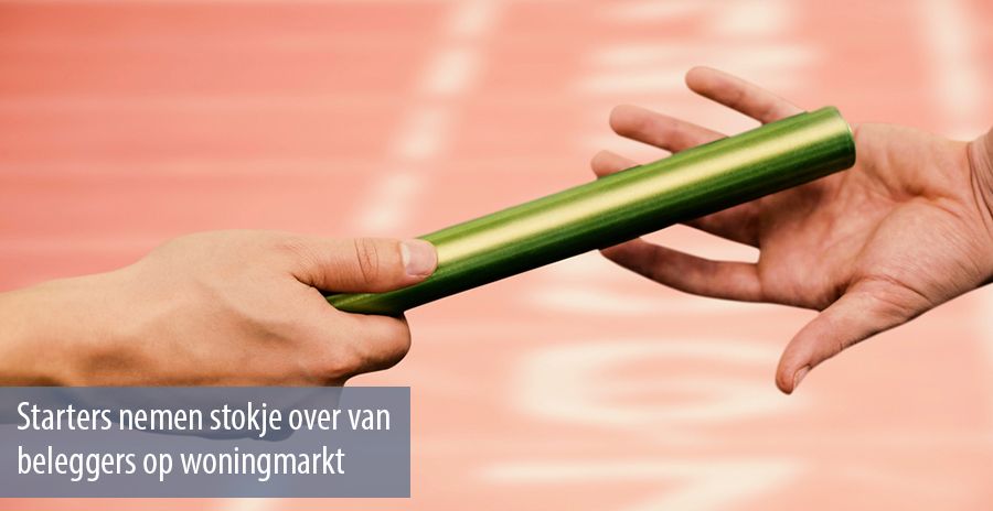 Starters nemen stokje over van beleggers op woningmarkt
