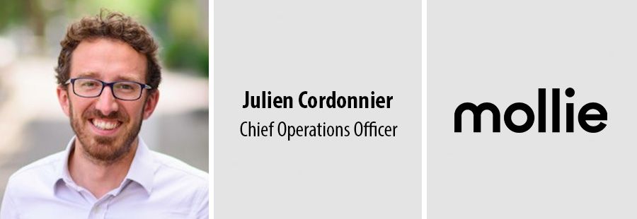 Mollie benoemt Julien Cordonnier tot Chief Operations Officer