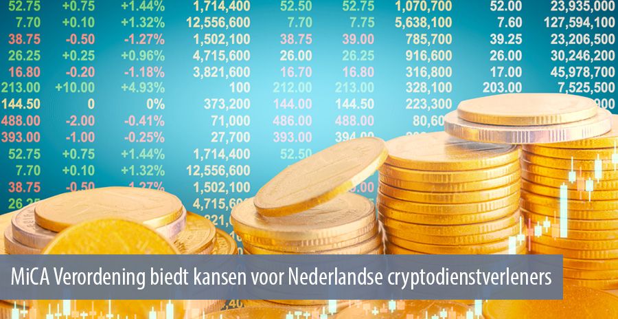 MiCA Verordening biedt kansen voor Nederlandse cryptodienstverleners