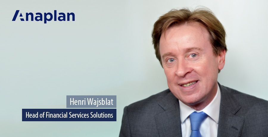 Henri Wajsblat, Head of Financial Services Solutions bij Anaplan