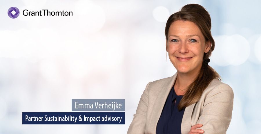 Emma Verheijke , Partner Sustainability & Impact advisory bij Grant Thornton
