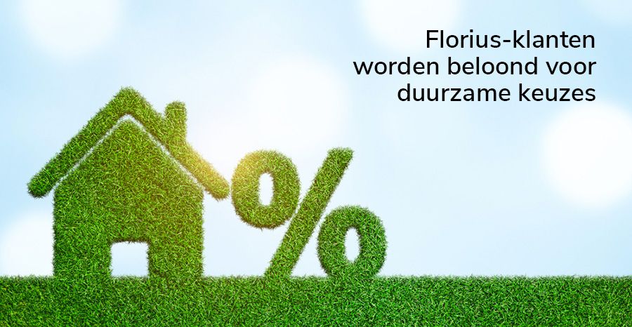 Florius-klanten worden beloond voor duurzame keuzes