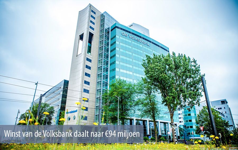 Winst van de Volksbank daalt naar €94 miljoen