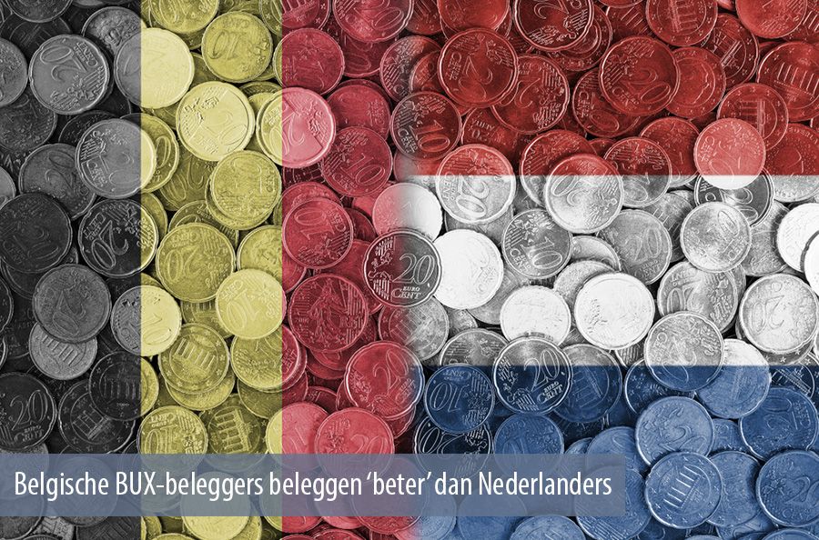 Belgische BUX-beleggers beleggen ‘beter’ dan Nederlanders Belgische BUX-beleggers beleggen ‘beter’ dan Nederlanders