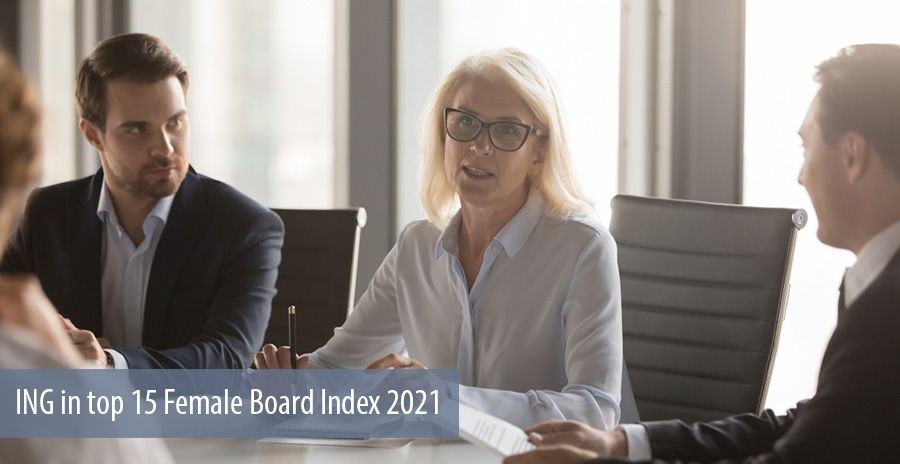 ING in top 15 Female Board Index 2021