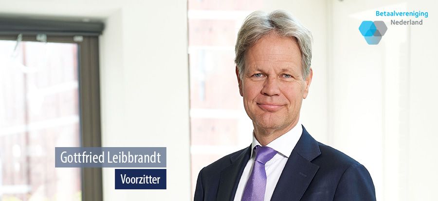 ‘Betaalnerd’ Gottfried Leibbrandt nieuwe voorzitter Betaalvereniging Nederland