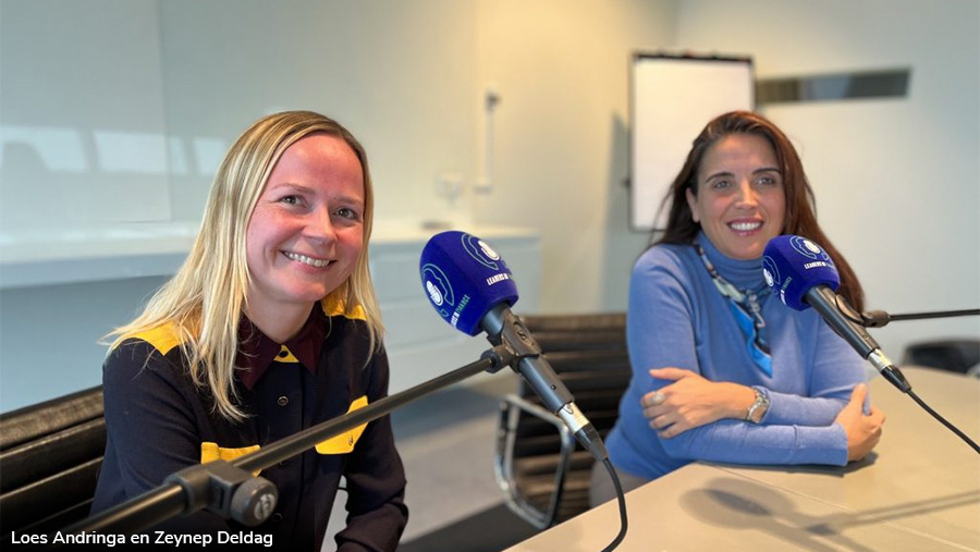Loes Andringa en Zeynep Deldag