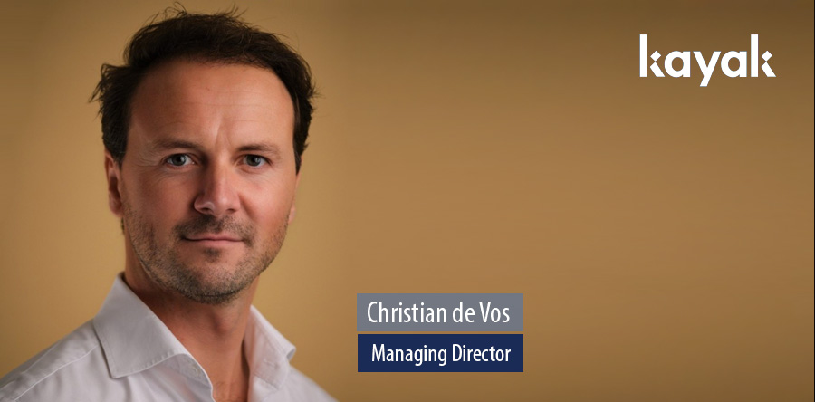 Christian de Vos, managing director, Kayak