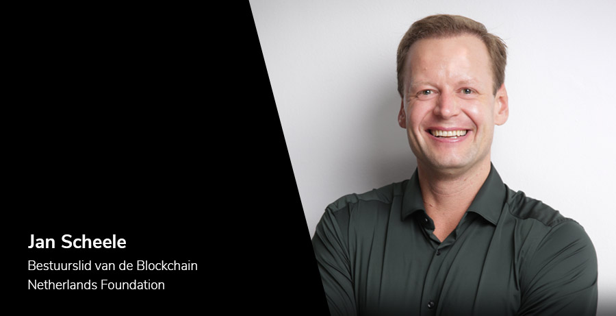 Jan Scheele, Bestuurslid van de Blockchain Netherlands Foundation