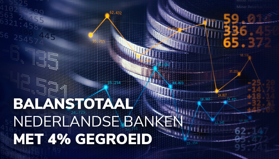 Balanstotaal Nederlandse banken met 4% gegroeid  