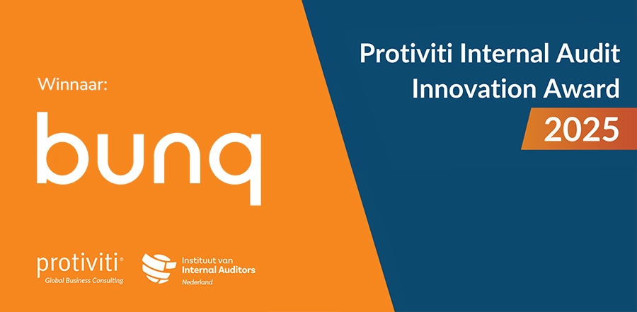Bunq wint Internal Audit Innovation Award 2025