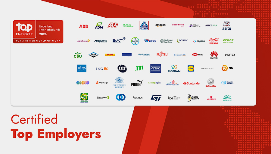 Financiële sector sterk vertegenwoordigd in Top Employers 2026