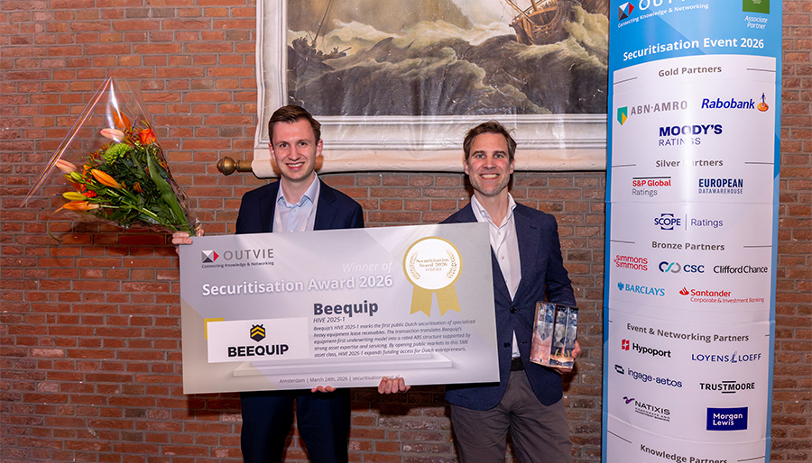 Beequip uitgeroepen tot winnaar bij Outvie’s Securitisation Event 
