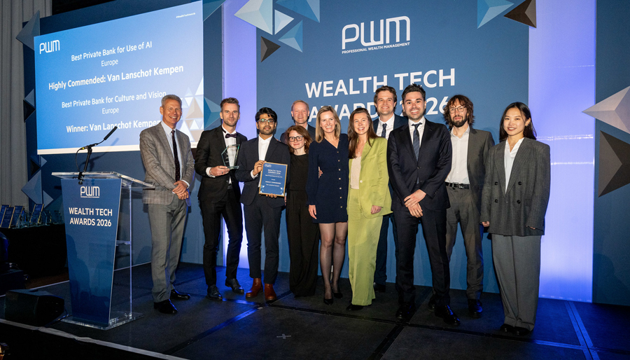 Van Lanschot Kempen wint drie PWM Tech Awards, waaronder Best Digital Private Bank 
