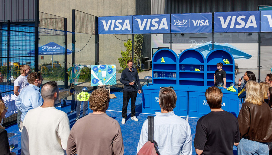 Visa wordt Premium Partner van Peakz Padel