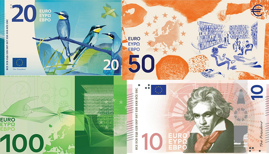 ECB laat publiek meebeslissen over ontwerp nieuwe eurobiljetten