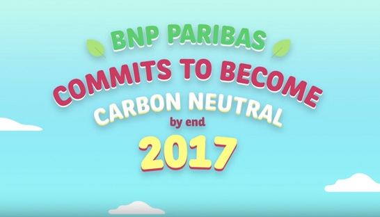 BNP Paribas wil eind 2017 bedrijfsvoering CO2-neutraal hebben